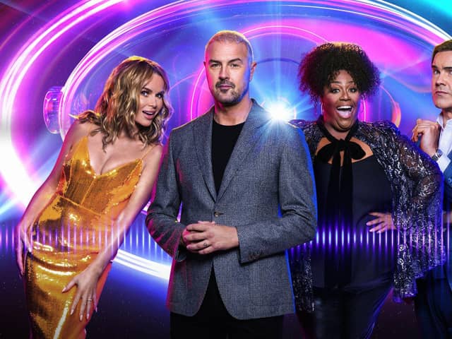 Host Padd and Celebrity Investigators, Jimmy Carr, Alison Hammond, Paddy McGuinness and Amanda Holden