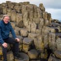 Line of Duty actor Adrian Dunbar at the Giant's Causeway