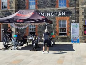 24 hours for charity! Hard at it today outside Kevin Watson Group HQ at Ebrington.