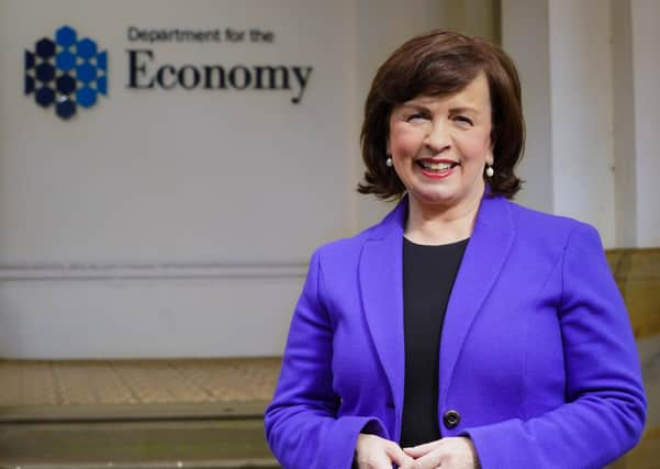 Economy Minister Diane Dodds