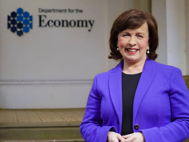 Economy Minister Diane Dodds