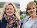 MLAs Karen Mullan and Martina Anderson.