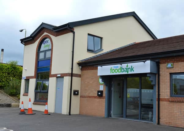 The Foyle Foodbank has also reported a surge in need over recent times.  DER2619GS-056