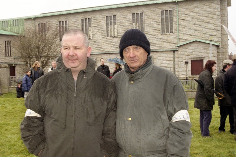 Charlie McMenamin and Jamsie Quinn 2001.