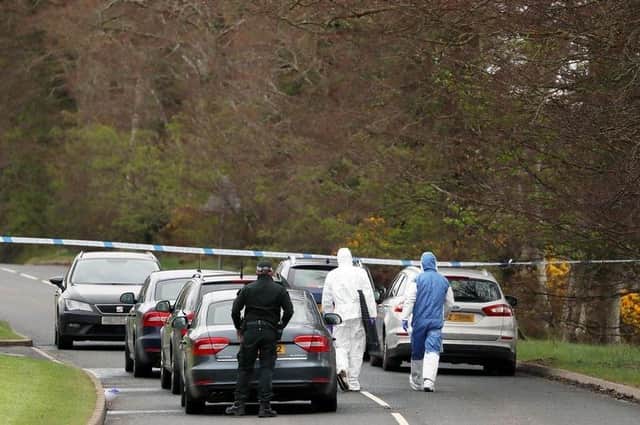 Two men have been arrested in connection with the attempted bombing at the home of a serving police officer near Dungiven last month.