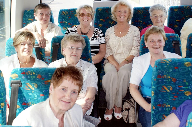 Setting off on a mystery our on the Creggan Pensioners  BusRun 2008.