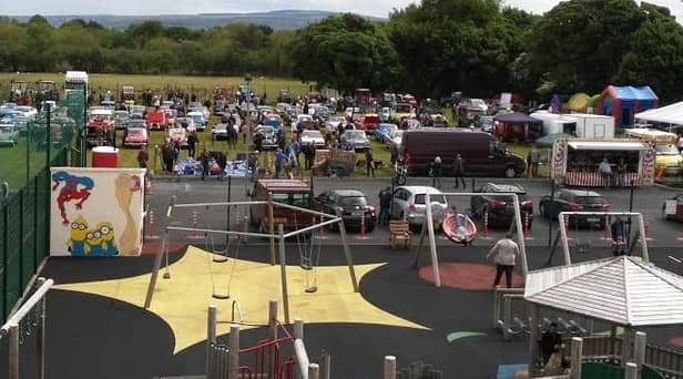 Muff Community Park will open next week. It has hosted a number of events in recent years, including a vintage show.