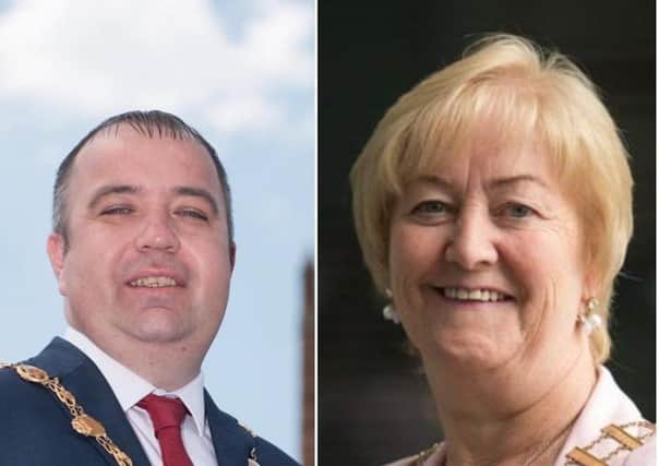 Mayor Brian Tierney and Cathaoirleach Councillor Rena Donaghey.