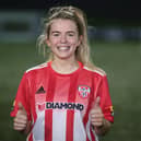 Thumbs up from Derry City Women’s match winner Lauren Cregan.  Picture by John Paul McGinley / JPJPhotography