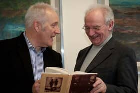 The late Seamus Deane, on right, who has passed.