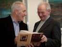 The late Seamus Deane, on right, who has passed.