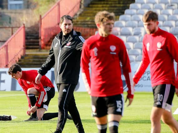 Derry City boss Ruaidhri Higgins wants his side to express themselves at champions Shamrock Rovers, tomorrow night. Picture by Kevin Moore/Maiden City Images