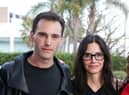 Johnny McDaid and Courtney Cox.