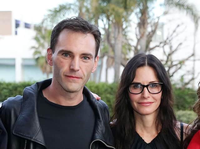 Johnny McDaid and Courtney Cox.