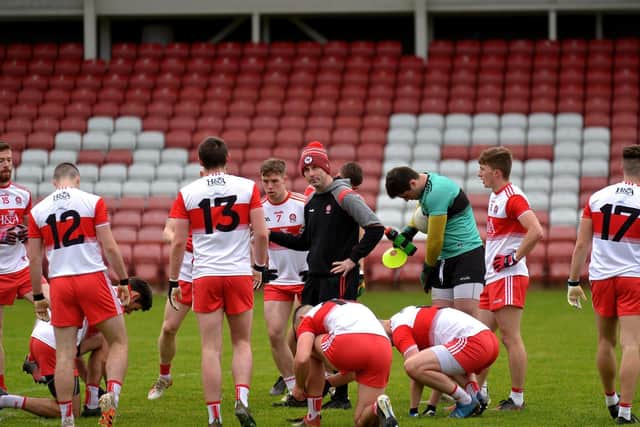 Derry enjoyed a hugely impressive 16 point victory over Longford in Saturday's opening league tie in Pearse Park.