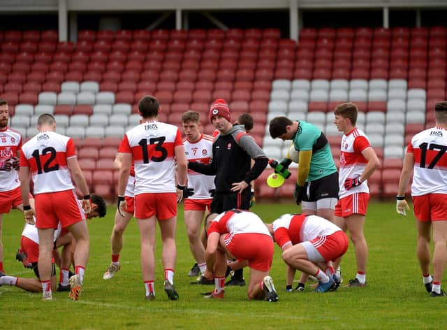 Derry enjoyed a hugely impressive 16 point victory over Longford in Saturday's opening league tie in Pearse Park.