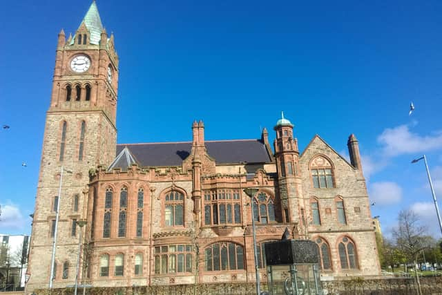 The Guildhall. The seat of Derry City and Strabane District Council.