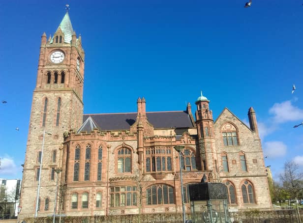 The Guildhall. The seat of Derry City and Strabane District Council.