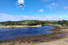 Buncrana Shore front and Swan Park, which is now partially reopened.