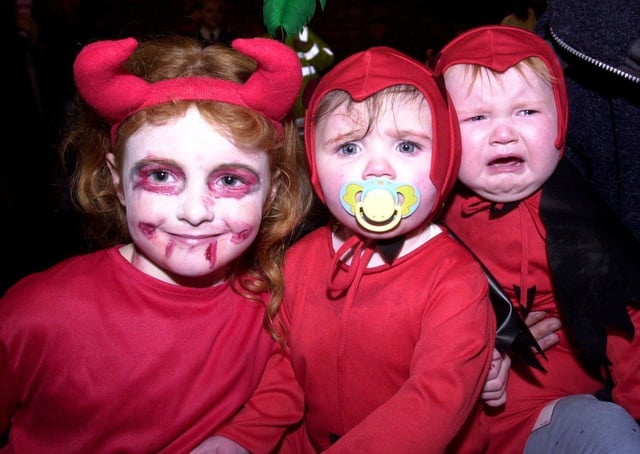 One of these little devils wasn't up for having his photo taken.