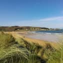 Culdaff Beach. The water quality is ‘excellent’ according to the EPA.