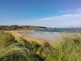 Culdaff Beach. The water quality is ‘excellent’ according to the EPA.