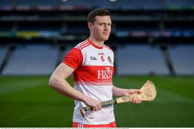 Banagher's Brian Og McGilligan will be back as Derry hurlers travel to Kildare on Sunday.