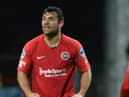 David McDaid hopes to add an Irish Cup medal alongside his FAI Cup medal, which he won with Derry City in 2012, when Larne face Linfield tonight in the showpiece final at Mourneview Park. Picture by Stephen Hamilton/INPHO