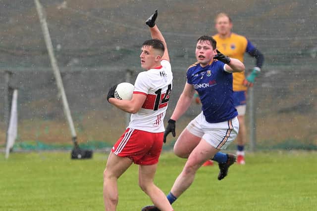 Shane McGuigan is likely to be the focal point of the Derry attack against Fermanagh on Saturday. (Photo: Syl Healy)