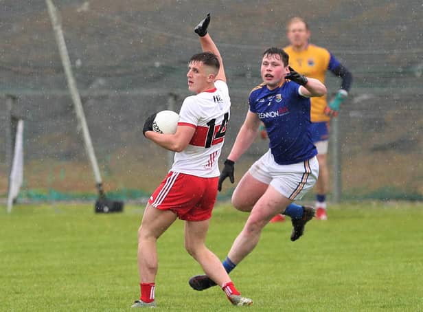 Shane McGuigan is likely to be the focal point of the Derry attack against Fermanagh on Saturday. (Photo: Syl Healy)