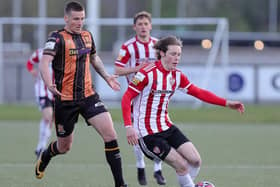 Will Fitzgerald, in action against Patrick McEleney of Dundalk, expects Derry City to meet a 'dangerous' Waterford team at his old stomping ground.