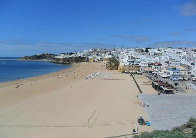Albufeira in Portugal is popular with local holidaymakers	.