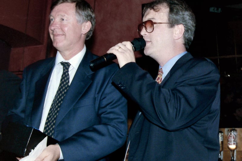 Alex Ferguson and Richard Moore Trinity Hotel, Derry.
