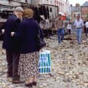 The day after major riot, William Street, Derry.