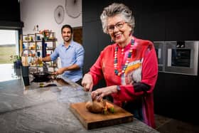 Prue Leith and Rupy Aujla