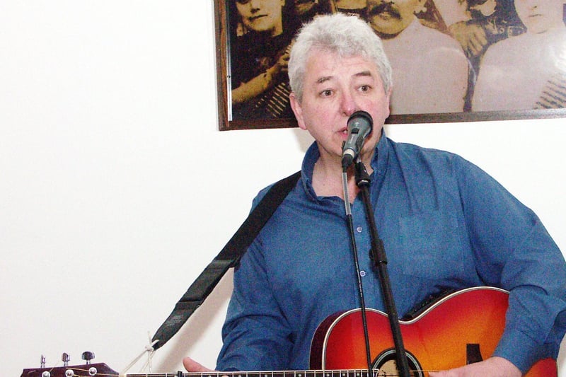 Eamon Friel at the launch of Eamonn Cann's Bloody Sunday book.