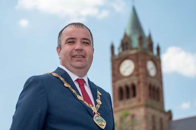 Former Mayor of Derry & Strabane. SDLP Colr. Brian Tierney.