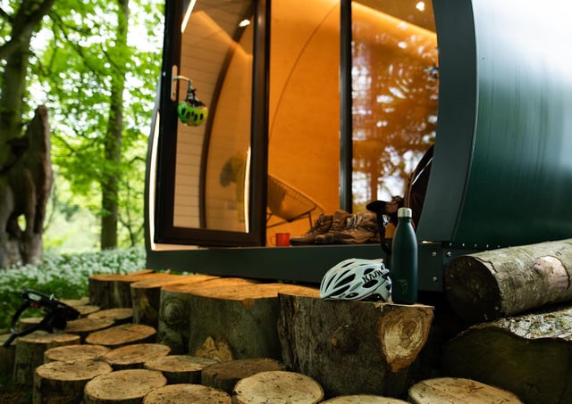Exterior of a FUTURE.SPACE pod.