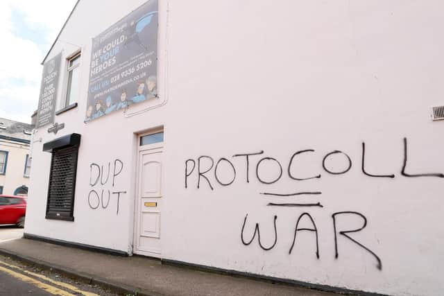 There has been widespread opposition to the Irish protocol within unionism.