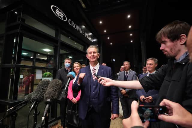 New DUP Leader Edwin Poots.  Photo by Kelvin Boyes / Press Eye