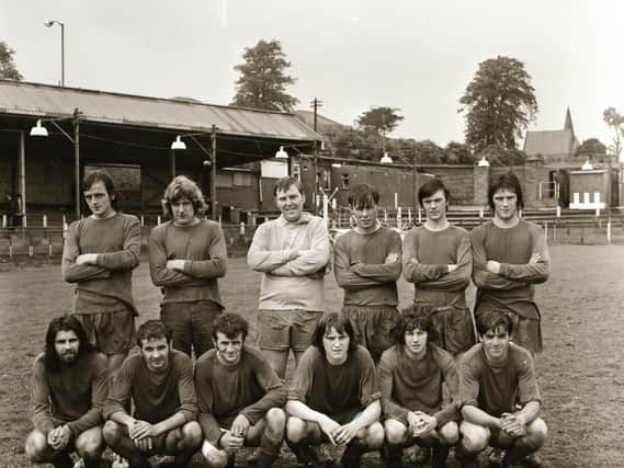 The Buncrana Hearts team who completed the D&D double when winning the Doyle Cup in 1971.