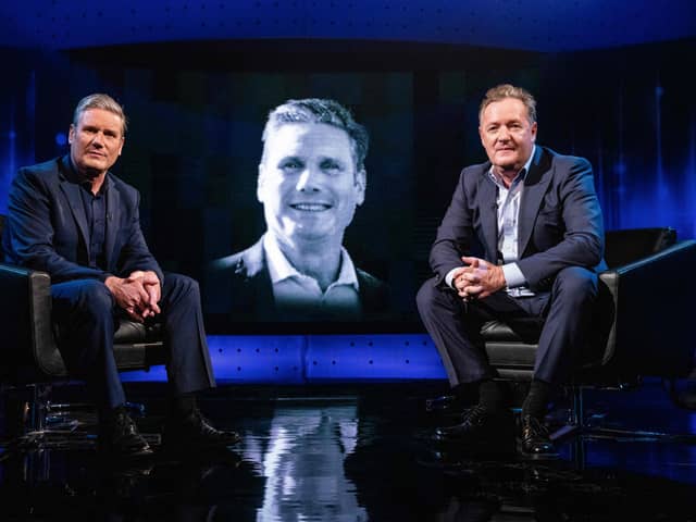 Sir Keir Starmer and Piers Morgan