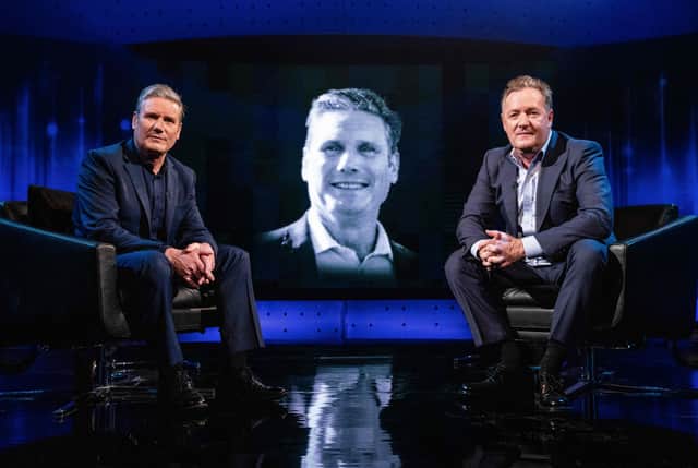 Sir Keir Starmer and Piers Morgan
