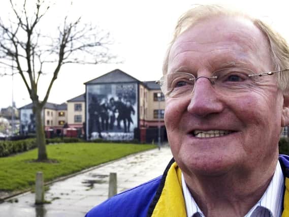 THE SECRET PEACEMAKER... Brendan Duddy in the Bogside in 2008.