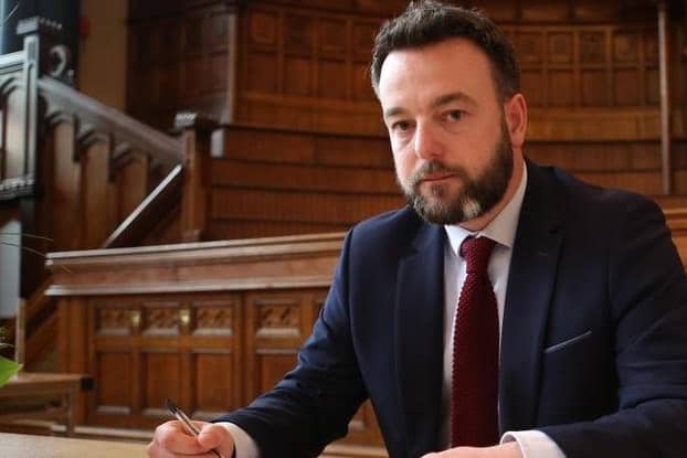 Foyle MP, SDLP Leader Colum Eastwood.