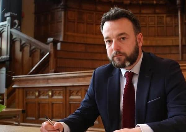 Foyle MP, SDLP Leader Colum Eastwood.