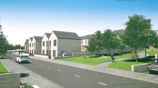 An artist's impression of how some of the new housing will look at the Sean Dolan's development.