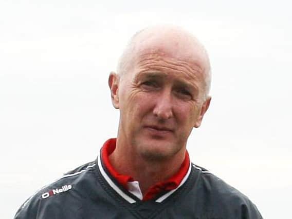 Joint Derry manager Dominic McKinley.