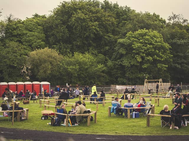Guests bubbled in groups of four or six and observed multiple social distancing measures. (Photo: Josh Rogan)