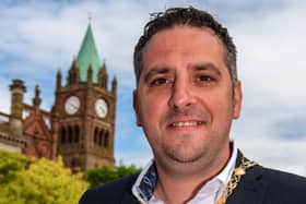 Derry City and Strabane District Council Deputy Mayor Councillor Christopher Jackson. Picture Martin McKeown. 07.06.21